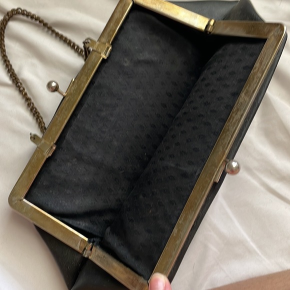 Vintage Black Clutch - Picture 4 of 9